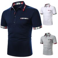 Men Polo Men Shirt Short Sleeve Polo Shirt - Image 2