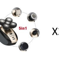 5 In 1 Multifunctional Electric Shaver 5 Blade Razor For Men Shaved Head Rechargeable Shaving Machine Beard Nose Hair Trimmer - Image 5
